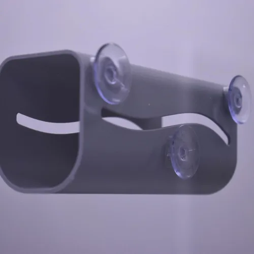 Vista 4 de Chatelet REEFSHAPE - Túnel de anfibios Betta Fish o Axolotl Túnel de visualización para acuarios Fabricado en Estados Unidos (gris)