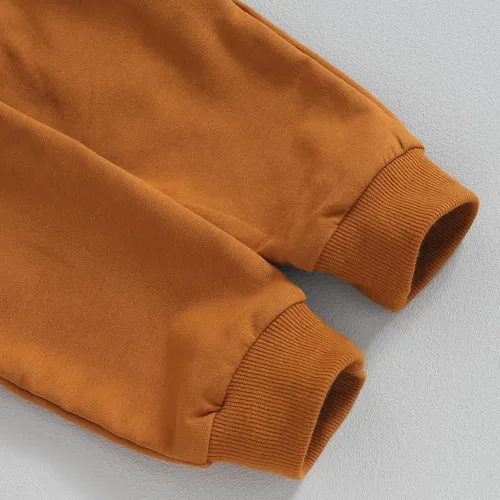 Vista 7 de Ropa para el día de San Valentín para bebé, sudadera de manga larga con letras, pantalones deportivos elásticos para otoño e invierno