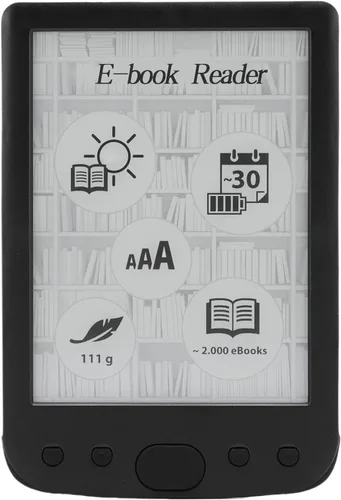 Vista 10 de Lector de libros electrónicos, librería de bolsillo, lector de pantalla táctil HD de 6 pulgadas, portátil y amigable para los ojos