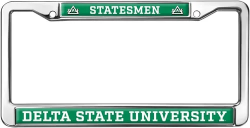 Vista 212 de Texas A&M University - Texarkana Mascot - Marco de metal estándar para placa de matrícula de tamaño completo