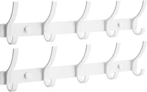Vista 11 de Optish Perchero de Pared para Montar, Gancho para Abrigos de Montaje en Pared, Ganchos de Pared para Colgar, Perchero para Sombreros para Paredes