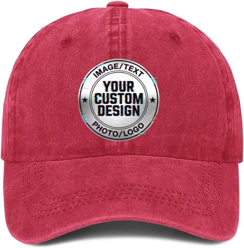 Vista 50 de Sombrero personalizado a granel Agregue su propio diseño aquí Sombreros personalizados Gorra de béisbol personalizada Hombres y mujeres