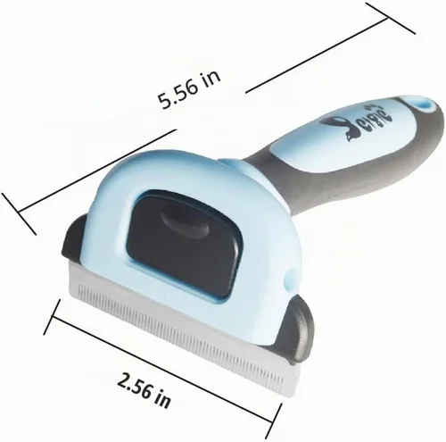 Vista 4 de Cepillo de perro y cepillo para gatos, reduce eficazmente el desprendimiento de pelo, profesional de aseo y herramienta de limpieza para perros