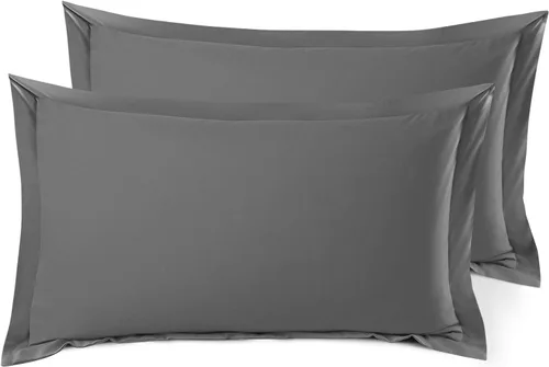 Vista 72 de Nestl Juego de 2 fundas tipo sham de almohada suaves - Fundas de almohada de microfibra de doble cepillado - Fundas de almohada de cama premium