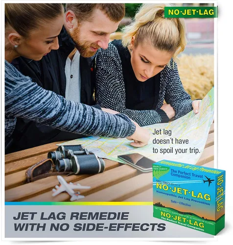 Vista 7 de Miers Laboratories No Jet Lag Homeopathic Jet Lag Remedy (1 Pack, 32 Chewable Tablets), Travel Must Have, Flight Essential for Jet Lag Relief