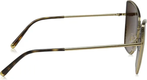 Vista 3 de DolceGabbana DG2212 - Gafas de sol 0213-61 para mujer marco dorado degradado marrón DG2212-02-13-61 Oro