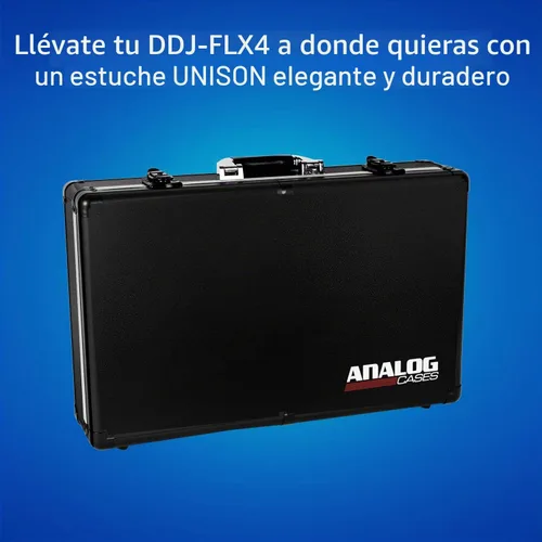 Vista 2 de ANALOG CASES Pioneer DJ DDJ-FLX4 - Estuche rígido ultraligero UNISON