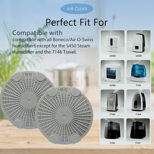 Vista 4 de Hydro Cell A200 - Filtro humidificador con carbón activado compatible con BONECO y AIR-O-Swiss Humidificador ultrasónico, paquete de 3, color gris