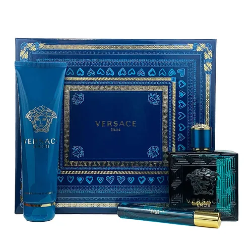 Vista 3 de Versace Eros - Eau de Parfum en frasco de muestra para viaje, 0.03 onzas/1 Ml