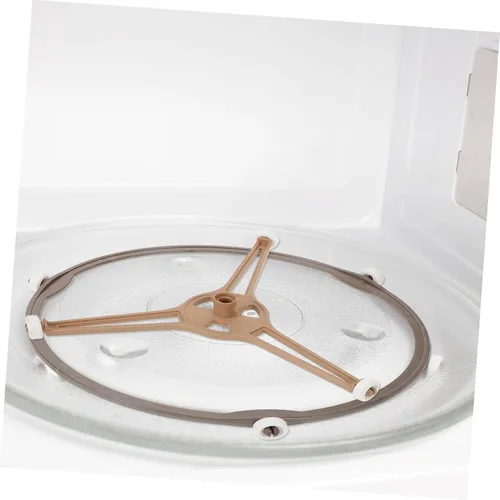 Vista 4 de NUOBESTY 1 juego de anillo giratorio para microondas con rodillos, rodillo de repuesto duradero para bandeja de vidrio, práctico accesorio
