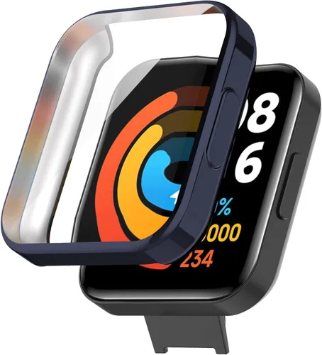 Vista 8 de [Paquete de 5] Funda Senter para Redmi Watch2 Lite, parachoques integral de TPU suave sin protección de pantalla integrada para reloj inteligente