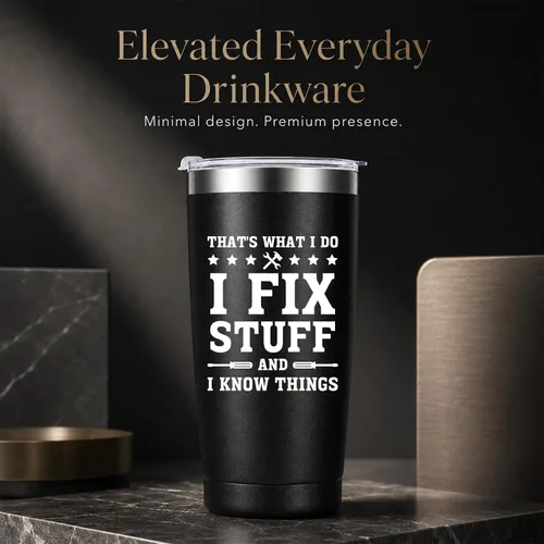 Vista 6 de Regalos de manitas para hombres, vaso aislado divertido Fix Stuff