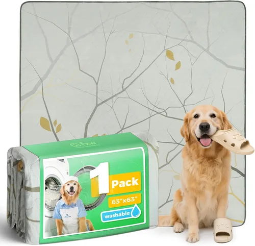 Vista 41 de FXW Almohadillas lavables para orina para perros, almohadillas para cachorros con súper absorbentes, diseñadas específicamente para jaulas de 24