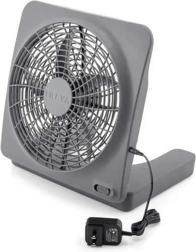 Vista 2 de 02 Cool ventilador portátil eléctrico o a batería, 10 pulgadas