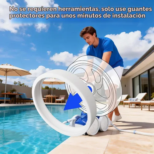 Vista 9 de Funmit Paquete de 3 neumáticos de repuesto para limpiador de piscina C10