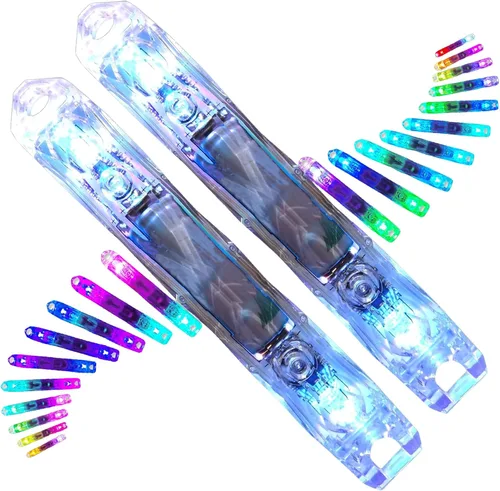 Vista 10 de UltraPoi Barra luminosa LED ultraligera (individual) - Rainbow LED para Poi Raves y conciertos