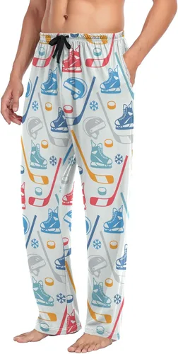 Vista 5 de Funny Pajama Pants Mens Lounge Pants Super Soft Men Pajama Bottoms with Pockets Drawstring