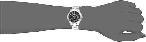 Vista 4 de Casio LTP-V004D-1B Reloj analógico de acero inoxidable para mujer
