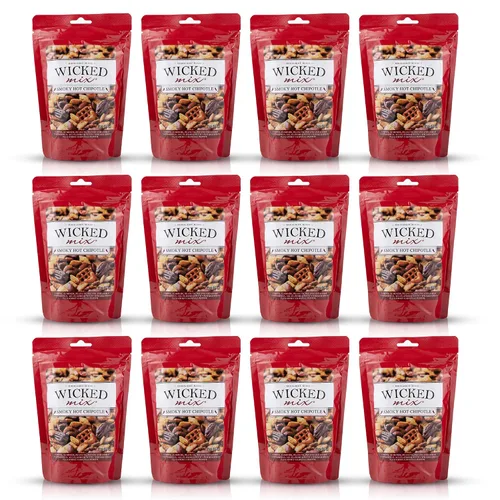 Vista 9 de Wicked Mix Mezcla de Aperitivos con Frutos Secos Mixtos - Aperitivos Dulces y Salados Mezcla Trail Mix Paquetes de Aperitivos con Almendras