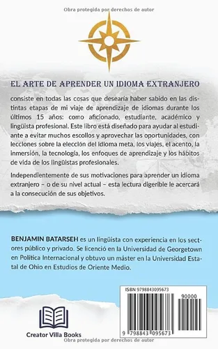 Vista 2 de El Arte de Aprender un Idioma Extranjero 25 Cosas Que Me Hubiera Gustado Que Me Dijeran (Spanish Edition)