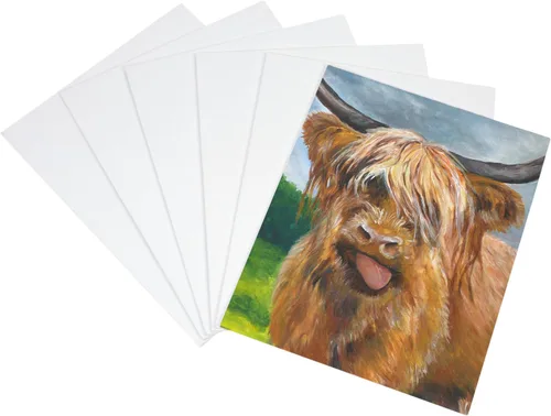 Vista 7 de Colorations 5" X 7" Canvas Panels - Set of 6
