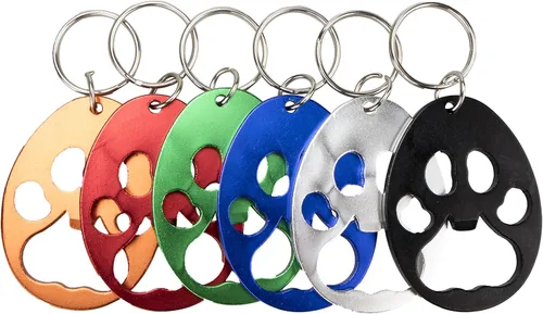 Vista 10 de Swatom Oso aleación de aluminio cerveza abrebotellas llavero llavero cadena anillo accesorios