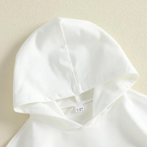 Vista 6 de Toddler Baby Ghost Costume Cute Hooded Cape Halloween Costumes B-Blanco