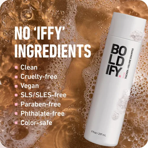 Vista 8 de Champú y acondicionador engrosador para el crecimiento del cabello con biotina de Boldify