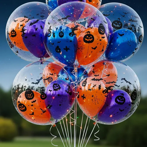 Vista 5 de 20 globos transparentes Bobo para rellenar con confeti, globos de piscina de burbujas de 20 pulgadas, globos de plástico elásticos para fiestas