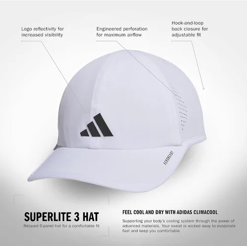 Vista 15 de Adidas Superlite, Gorras Atléticas, Sombrero de running Hombre