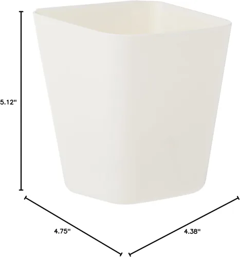 Vista 5 de Happy Coaster Cards Ikea New Sunnersta Contenedor, blanco, juego de 3