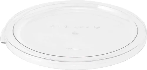 Vista 11 de Restaurantware -Solo tapa: Tapa de contenedor de almacenamiento de alimentos Met Lux, 1 tapa redonda para marinar - Los contenedores se venden por