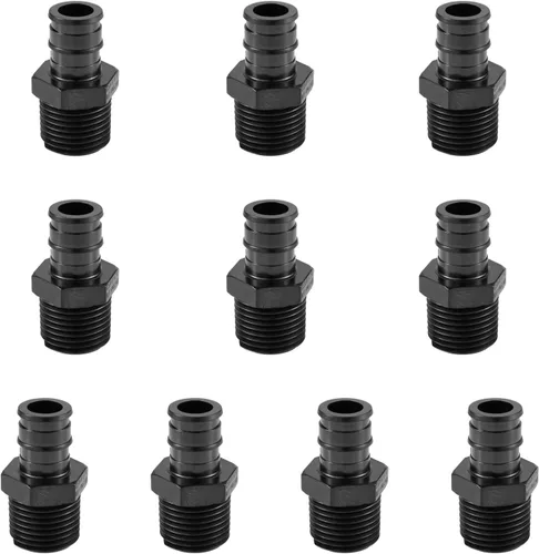 Vista 5 de 5 piezas EFIELD Pex-A Poly PPSU Expansión Adaptador 1" X1" Macho NPT Para tubería Pex A, ASTM F1960-PPSU1960060 (5)