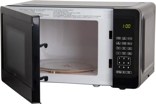 Vista 6 de Avanti - Horno microondas compacto de 700 vatios con 6 configuraciones precocinadas, descongelación rápida, panel de control electrónico y plato