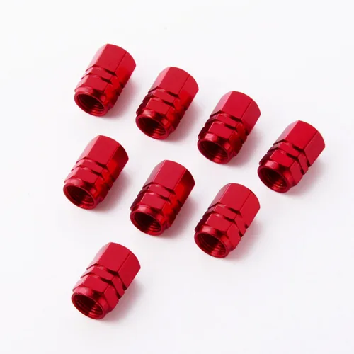 Vista 3 de EBOOT - 8 piezas de tapas para válvulas de neumáticos, cubiertas de válvulas universales para automóviles, a prueba de polvo, aluminio