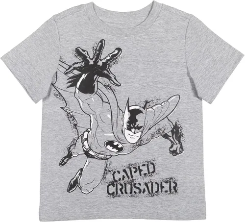 Vista 4 de DC Comics Paquete de 3 camisetas gráficas de Batman Joker de la Liga de la Justicia