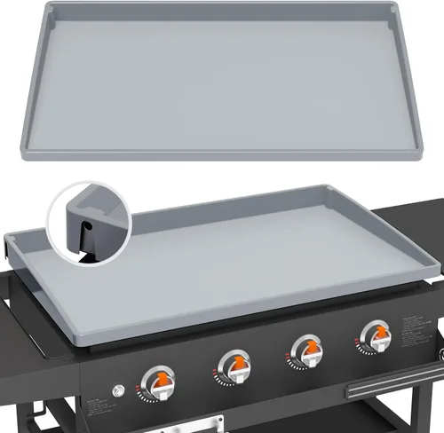 Vista 12 de Funda de parrilla de silicona para Blackstone - 28 pulgadas de cobertura verdadera y completa, resistente, apta para alimentos, protectora