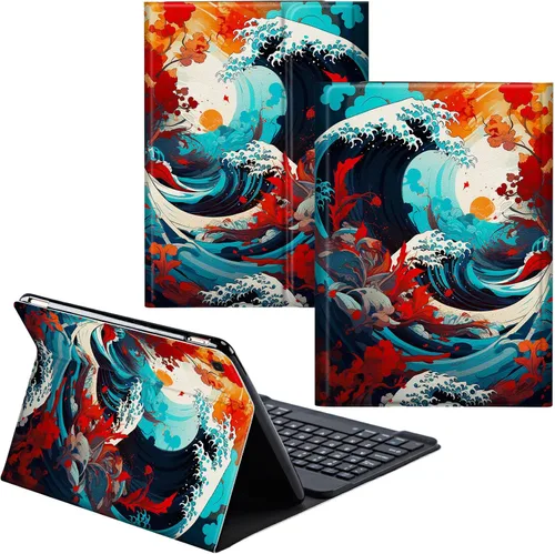 Vista 57 de Para Samsung Galaxy Tab S6 Lite Funda 2022/2020 Teclado Inalámbrico Desmontable Y Cubierta De Soporte De Cuero PU Funda Protectora Para Samsung