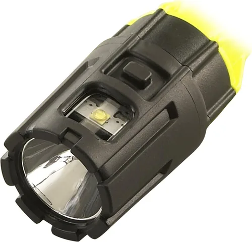 Vista 4 de Streamlight 67751 Dualie 2AA Linterna de doble haz de 175 lúmenes con clip de bolsillo y base magnética, caja, amarillo