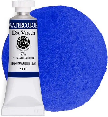 Vista 122 de DA VINCI PAINTS Pintura Acuarela Profesional para Artistas, Azul Cobalto, 15mL
