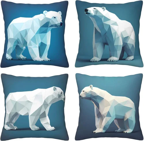 Vista 18 de Ouqiuwa Juego de 4 fundas de almohada coloridas con diseño de pájaros de 12 x 12 pulgadas, cuadradas, decorativas, con hojas de arce otoñales