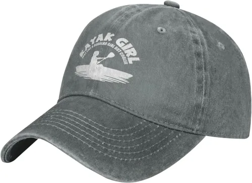 Vista 2 de NVJUI JUFOPL Sombrero de kayak para mujer, gorra de béisbol ajustable lavada para kayak