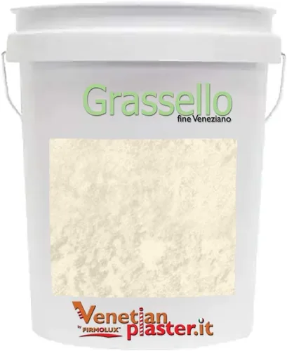 Vista 27 de Grassello Auténtico Yeso veneciano Yeso pulido brillante Hecho en Italia a partir de lima y mármol Colores claros (5) Color: BMAF310 Sutil