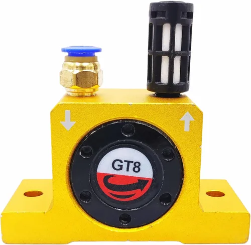 Vista 8 de (4 piezas) GT8 1/8 "vibrador neumático de turbina de aire serie GT componentes neumáticos industriales vibradores de turbina alta velocidad