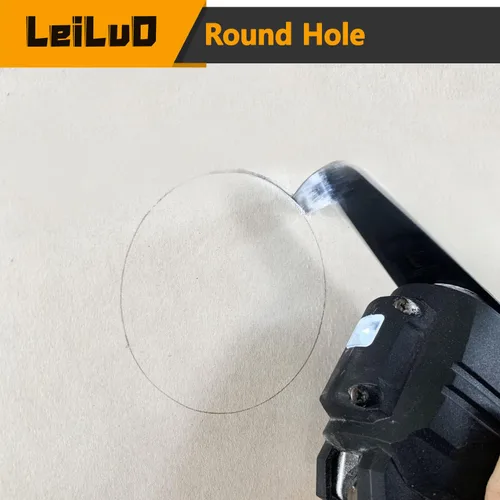 Vista 5 de Juego de 6 hojas para herramienta oscilante, para cortar paneles de yeso y múltiples materiales, accesorios universales para herramientas