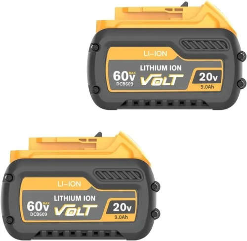 Vista 9 de OUTMX Baterías 9Ah compatibles con batería Dewalt 20V/60V Herramientas eléctricas DCB609 DCB606 DCB200 DCB182 (1BAT)