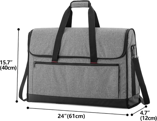 Vista 7 de Trunab Estuche de transporte para monitor de 24 pulgadas, bolsa de viaje acolchada con capacidad para hasta 2 pantallas LCD/televisores, no Gris
