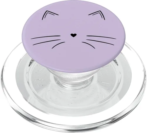 Vista 8 de Black Cat Face Light PopSockets PopSockets PopGrip: agarre intercambiable para teléfonos y tabletas