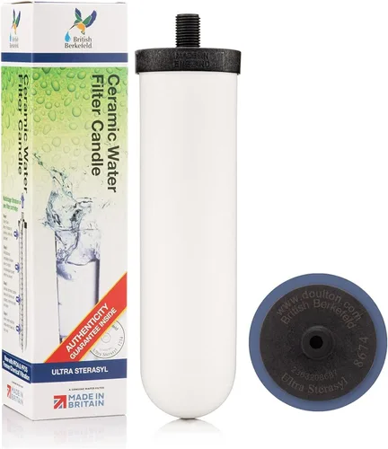 Vista 8 de British Berkefeld - Cartucho de filtro de gravedad de cerámica ultra esterasilo de 7 pulgadas, 1 paquete, reduce los contaminantes, adecuado