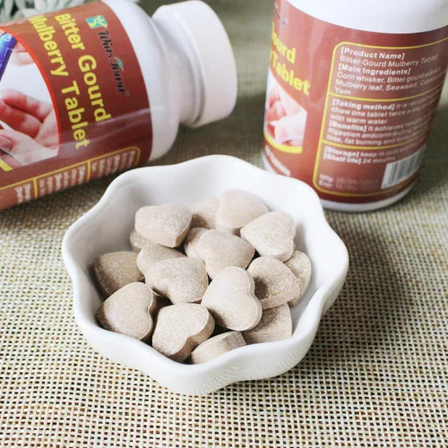 Vista 6 de Tableta de morera de calabaza amarga para apoyo a la salud cardiovascular, suplementos dietéticos naturales, 60 tabletas